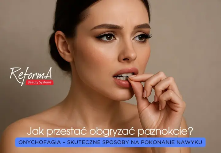 Kobieta z niepokojem obgryza paznokieć. Jak przestać obgryzać paznokcie? Onychofagia - skuteczne sposoby na pokonanie nawyku.