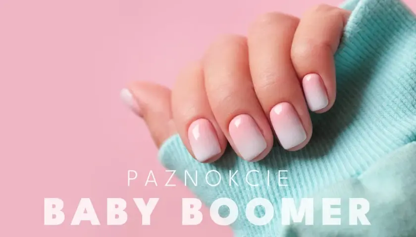 Delikatne paznokcie baby boomer beżowe z subtelnym przejściem od różu do bieli, idealne na każdą okazję.