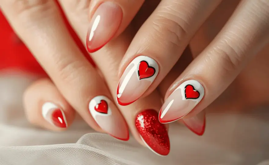 Walentynkowy french - elegancki manicure bez przesady?