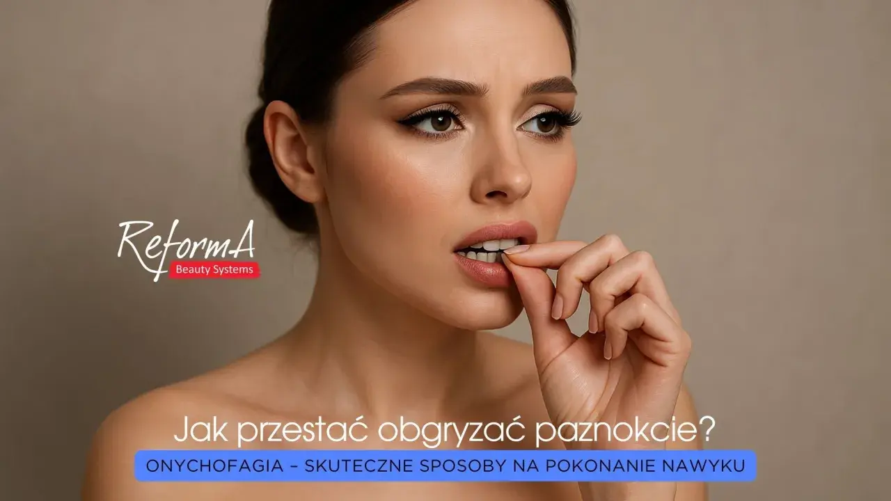 Kobieta z niepokojem obgryza paznokieć. Jak przestać obgryzać paznokcie? Onychofagia - skuteczne sposoby na pokonanie nawyku.